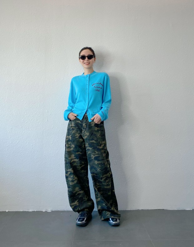 Camouflage Round Pants #250341
